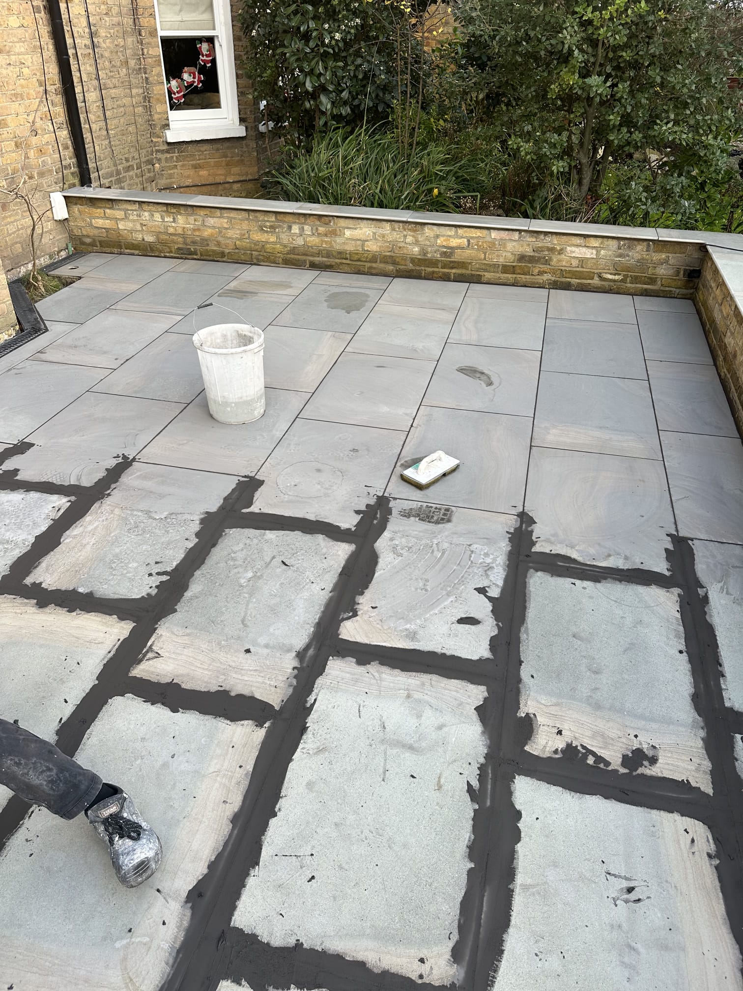 🌿 Patio & Landscaping — Before