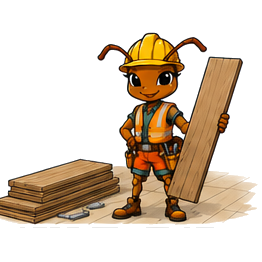SkyBase ant mascot illustrating Flooring