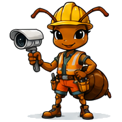 SkyBase ant mascot illustrating Smart-Home Installation